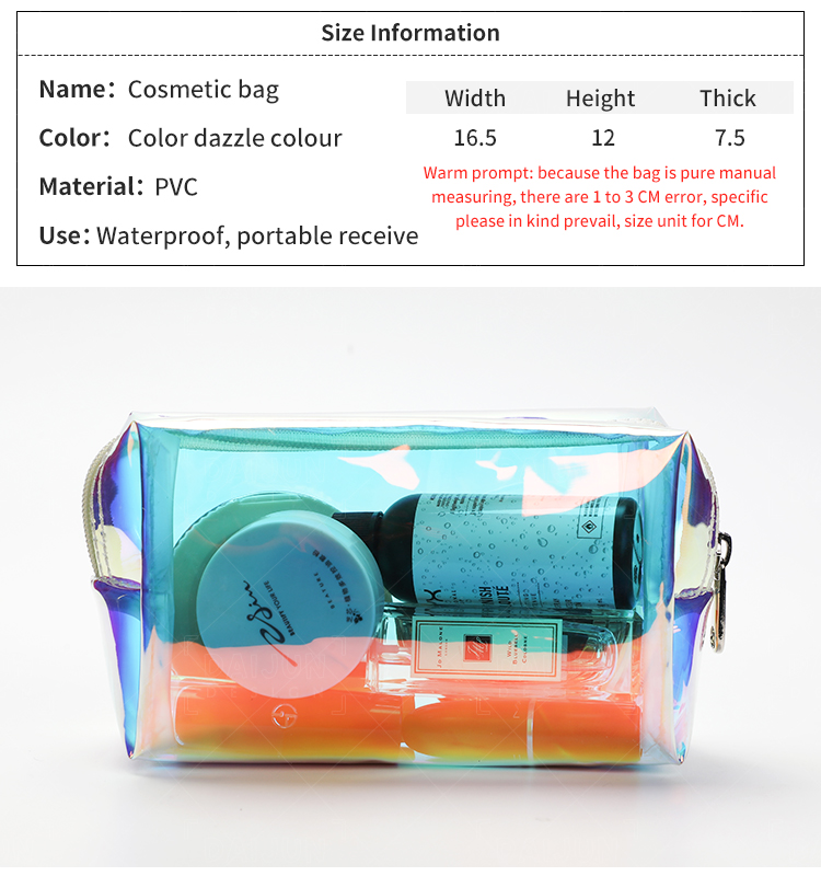 extra large clear toiletry bag