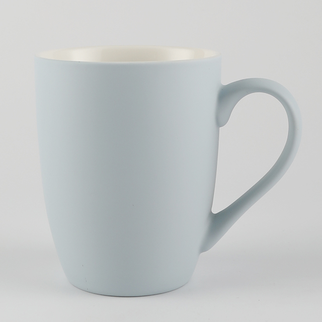 Promotional custom LOGO printed sublimation coffee porcelain ceramic mug Spray Glaze with decal Ceramic Mugs 