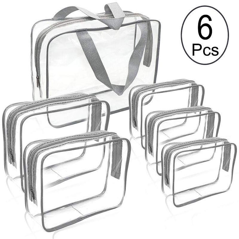 Pouches Tote Travel Bags Transparent PVC Cosmetic Bag
