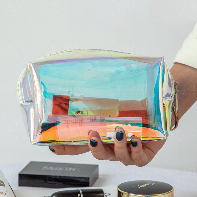 large clear cosmetic bag