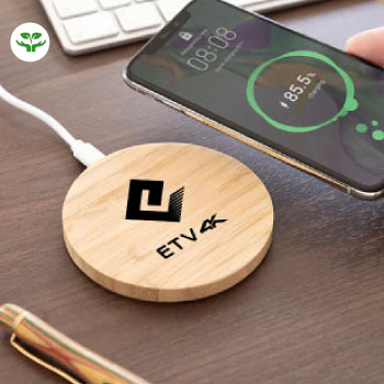5.Bamboo Wireless Charger 3