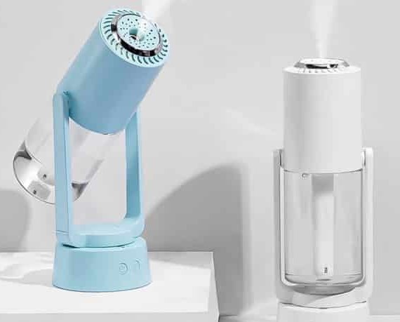 Custom Oil Diffuser 1 Custom oil diffuser spreading aromatherapy in a stylish setting.