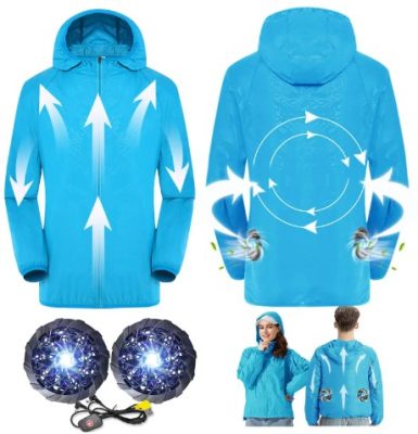 Electric cooling jacket for summer