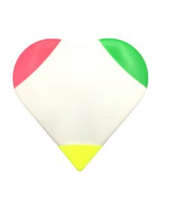 Heart Shaped Promotion Highlighter showcasing unique design and vibrant colors for impactful promotions.