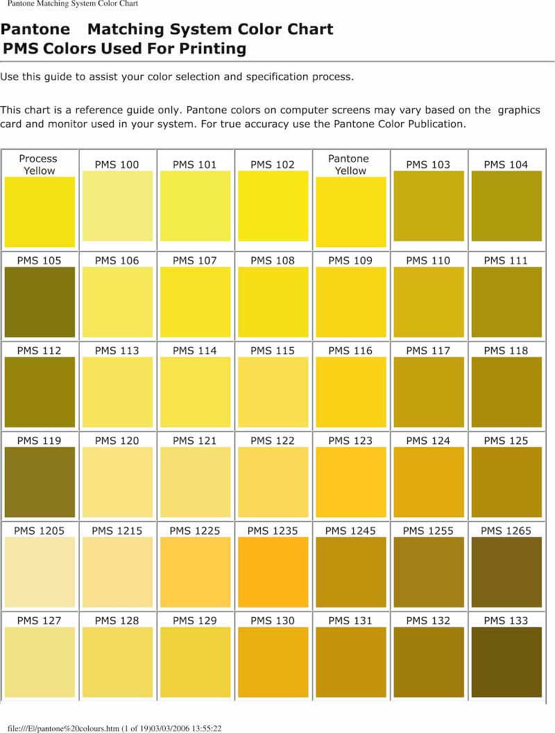pms color chart 1
