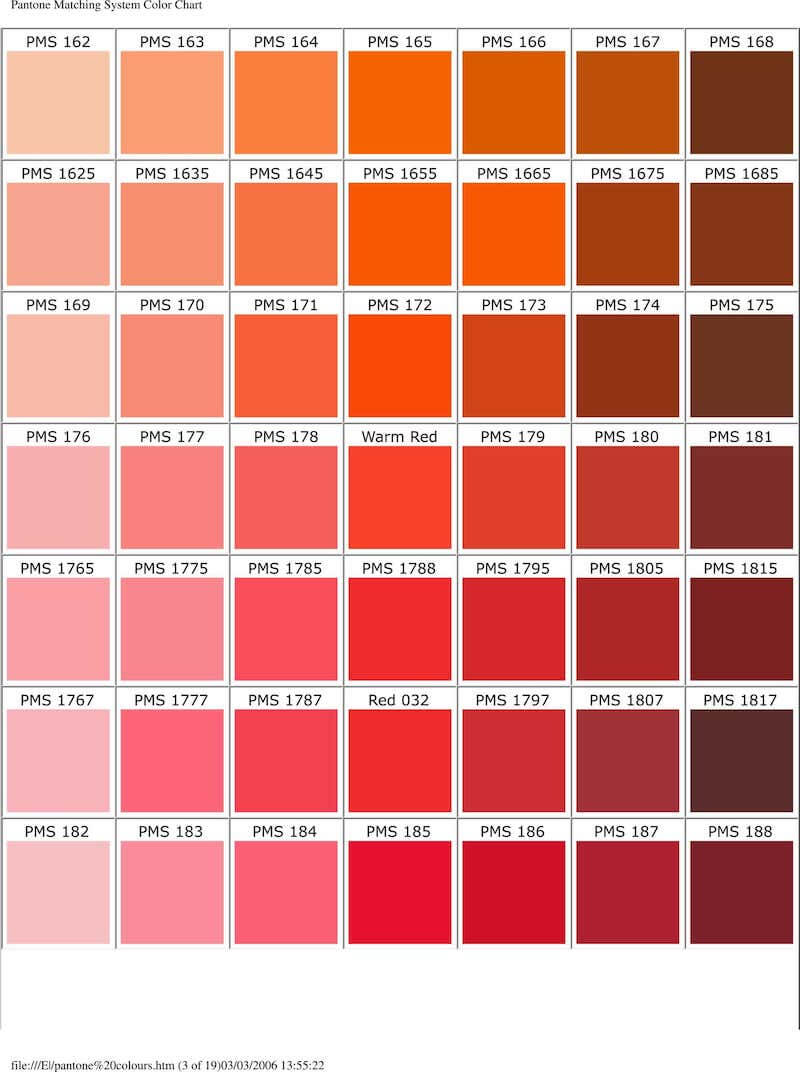 pms color chart 3