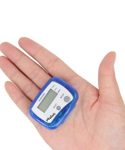Bulk pedometer with belt clip for tracking steps