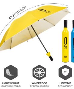 Custom Logo Wine Umbrella in Action