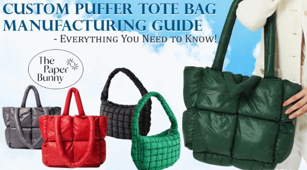 Custom Puffer Tote Bags 1 Custom Puffer Tote Bags