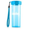 Wide Mouth Drinking Bottle with Wrist Strap 2 Transparent Water Bottle With Wrist Strap