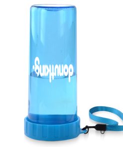 Wide Mouth Drinking Bottle with Wrist Strap 14 Transparent Water Bottle With Wrist Strap Image 3
