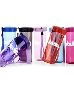 Wide Mouth Drinking Bottle with Wrist Strap 17 Transparent Water Bottle With Wrist Strap Image 6
