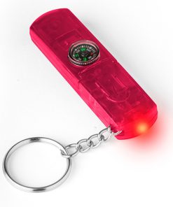 Whistle Key Light with Compass 11 Whistle LED Key Light With Compass Image 2