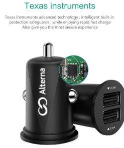 2 Port Usb Car Charger 16 Portable 2 Port USB Car Charger Adapter Image 5