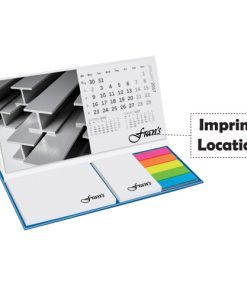 Leather Look Case of Sticky Notes With Calendar 11 Promotional Calendar With Sticky Notes Image 4