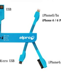 Swiss Army Knife Shape Phone Usb Charger Cable 3 in 1 Charging Cable 11 Army Knife Shape 3 In 1 Charger Cable Image 3