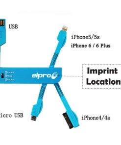 Swiss Army Knife Shape Phone Usb Charger Cable 3 in 1 Charging Cable 13 Army Knife Shape 3 In 1 Charger Cable Image 5