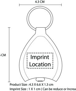 Leatherette Oval Keychain Light 19 Leatherette Oval Keychain Light Image 8