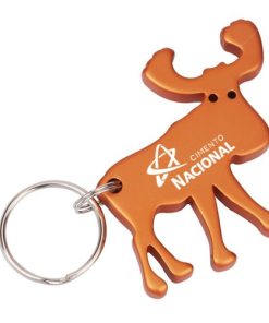 Moose Shape Keychain With Opener