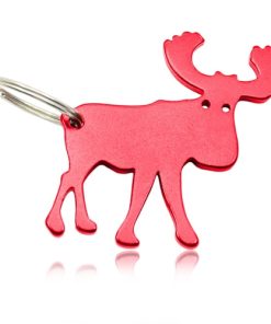 Moose Shape Keychain With Opener Image 1