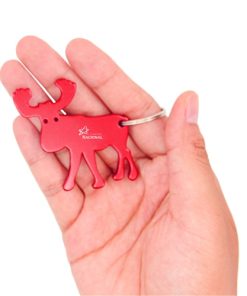 Bottle Opener Keychain Moose Shape 15 Moose Shape Keychain With Opener Image 4