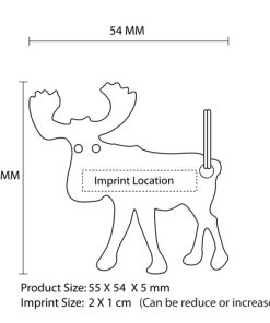 Bottle Opener Keychain Moose Shape 19 Moose Shape Keychain With Opener Image 8