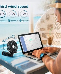 Handheld Fan Mini Portable Usb Rechargeable 2600mah Battery 13 Mini Handheld Fan with 2600mAh USB Rechargeable Battery Image 3