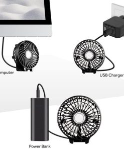 Handheld Fan Mini Portable Usb Rechargeable 2600mah Battery 18 Mini Handheld Fan with 2600mAh USB Rechargeable Battery Image 8