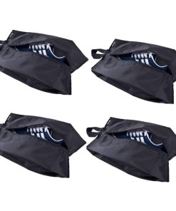 Portable Nylon Travel Shoe Bags with Zipper 9 Custom Portable Nylon Travel Shoe Bags with Zipper Closure Image 1