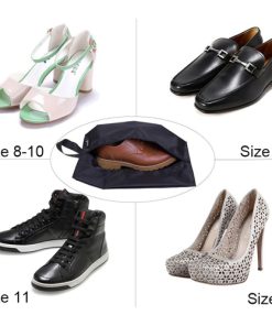 Portable Nylon Travel Shoe Bags with Zipper 10 Custom Portable Nylon Travel Shoe Bags with Zipper Closure Image 2