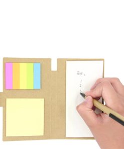 Custom Printed Recycled Sticky Notes 14 Eco Notepad With Sticky Note And Pen Image 3