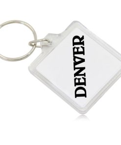 SQUARE Acrylic Key Chains 13 Square Acrylic Key Ring Image 2