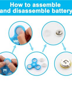 Fidget Spinner 16 LED Lights Fidget Spinner Image 5