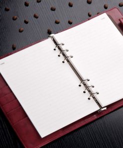 A5 PU Leather Vintage Journal Notebook Paper Diary 9 Vintage Buckle A5 Notebook Image 2