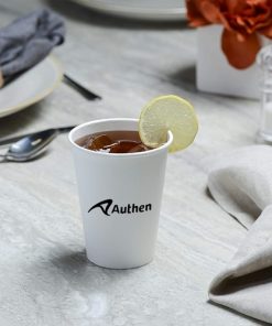 12 oz Custom Printed Recyclable Paper Cup 12 Promotional Paper Hot Cups 12 oz Image 4