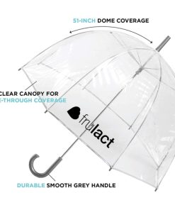 Personalized Clear Bubble Umbrella Image 1