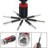8 In 1 Screwdriver With Flashlight 2 Multi 8 in 1 Screwdriver Set Torch Flashlight