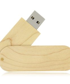 Swivel Wooden USB Flash Drive 28 8GB Swivel Swing Wooden Flash Drive Image 11