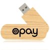 Swivel Wooden USB Flash Drive 1 8GB Swivel Swing Wooden Flash Drive
