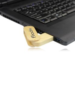 Swivel Wooden USB Flash Drive 20 8GB Swivel Swing Wooden Flash Drive Image 3