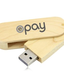 Swivel Wooden USB Flash Drive 23 8GB Swivel Swing Wooden Flash Drive Image 6