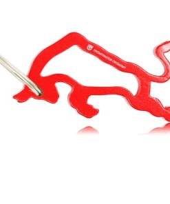 Bull Shaped Bottle Opener Keychain