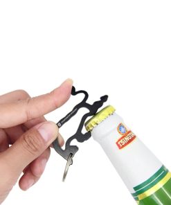 Bull Aluminum Bottle Opener Key Chain 14 Bull Shaped Bottle Opener Keychain Image 3