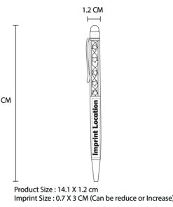 2-In-1 Crystal Rhinestones Stylus Pen 28 2-In-1 Crystal Rhinestones Stylus Pen Image 13