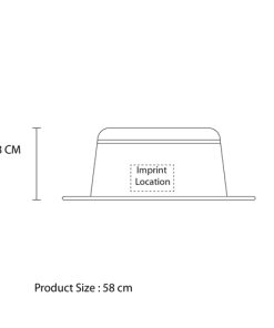 Big Size Cotton Blend Twill Bucket Hat 17 Cotton Polyester Blend Twill Bucket Hat Image 7