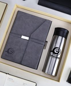 Business Notebook & Vaccum Bottle Gift Set