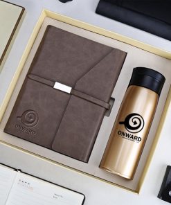Business Notebook Vacuum Bottle Gift Set 10 Business Notebook & Vaccum Bottle Gift Set Image 2