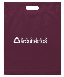 Customized Wholesale Die Cut Handle Bags 11 Die Cut Handle Shopping Plastic Bag Image 3