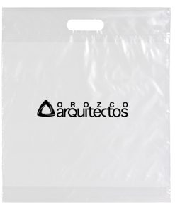 Customized Wholesale Die Cut Handle Bags 12 Die Cut Handle Shopping Plastic Bag Image 4