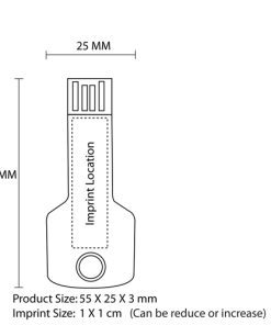 USB Key Flash Drives Customized with Logo 17 8GB Key Shape Flash Drive Image 7
